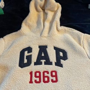 Gap xl (12) boys Sherpa hooded sweatshirt